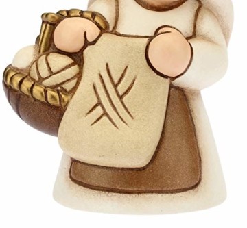 THUN Klassik Krippe Figur Strickerin 8x6 cm Creme - 3