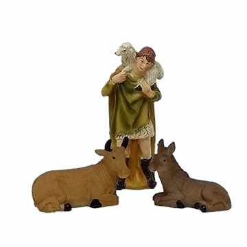 ToCi Krippenfiguren Set mit 9 Figuren (11 cm) für die traditionelle Weihnachts Krippe - 5