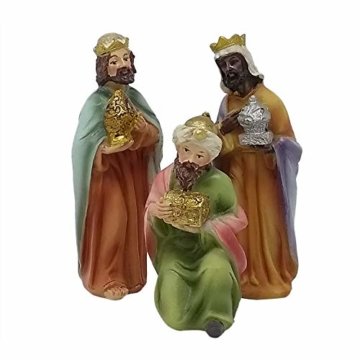 ToCi Krippenfiguren Set mit 9 Figuren (11 cm) für die traditionelle Weihnachts Krippe - 7