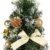 Urmagic Mini LED Weihnachtsbaum klein Künstlicher Tannenbaum mit LED Lichterkette Beleuchtung und Baumschmuck Weihnachtskugeln Künstliche Weihnachtsbäume weihnachts Desktop dekoration - 3