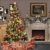 Valery Madelyn Holz Weihnachtsdeko Anhänger 24tlg 6cm Baum Weihnachtsdeko mit 2 Motiven Hirschkopf Rentier Kopf Weihnachtssnhänger Baumschmuck zum Hängen Wald Thema Braun Rot Gold MEHRWEG Verpackung - 4