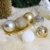Valery Madelyn Weihnachtskugeln 50 Stücke 6CM Kunststoff Christbaumkugeln Weihnachtsdeko mit Aufhänger Weihnachtsbaumschmuck für Weihnachtsdekoration Elegant Basiskugel Thema Gold Weiß - 4