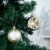 Valery Madelyn Weihnachtskugeln 9 Stücke 6CM Kunststoff Christbaumkugeln Weihnachtsdeko mit Aufhänger Baumschmuck für Weihnachtsdekoration Gold Weiß Elegant Thema - 4