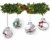 Warmiehomy 5 x Christbaumkugeln aus klarem Glas befüllbare Ornamente für Weihnachten Party Geburtstag Hochzeit Dekoration, Glas, farblos, 8cm - 3