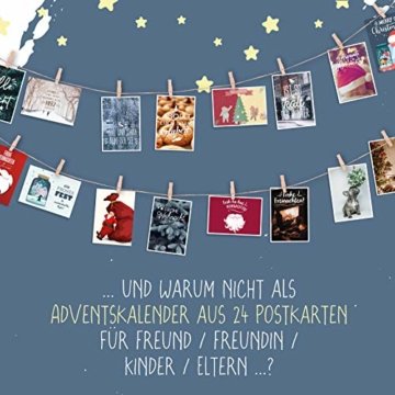 WEIHNACHTEN: 24 schöne POSTKARTEN | Schöne Bilder/Motive | Sprüche/Texte | Merry Christmas | Winter | Fest | Xmas | Karten-Mix | Geschenk | Tiere | Süß | Spruch | Liebe | Grußkarte | Deko - 5