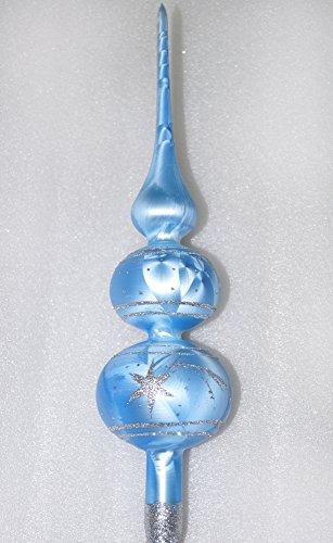 Weihnachtsbaumspitze Groß 35cm in Ice Blau Silber Komet Baumspitze Spitze Tannenbaumspitze Christbaumspitze Weihnachtsbaum Christbaum Tannenbaum Christmas Tree Top - 1