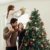 Weihnachtsbaumspitze, Star Baumspitze Lichtern, Stern Baum Top Projektor Verstellbarer Winkel 3D Star Projektor Lichter, Weihnachtsbaumspitze Dekoration Für Weihnachten, Party, Festival, Innendekorati - 3