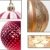 Weihnachtskugeln 24 Stück Baumkugeln Weihnachten Deko Kugeln Weihnachtsbaum DIY Anhänger Geschmückter mit Aufbewahrungsbox Haken Weihnachtskugeln Christbaumkugeln Hängend Ornamente Set, Rot&Gold 5.5CM - 3