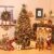 Weihnachtskugeln 24 Stück Baumkugeln Weihnachten Deko Kugeln Weihnachtsbaum DIY Anhänger Geschmückter mit Aufbewahrungsbox Haken Weihnachtskugeln Christbaumkugeln Hängend Ornamente Set, Rot&Gold 5.5CM - 4