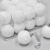 Weihnachtskugeln Schneeball weiss mit Schnee beschneit Schneekugeln (4cm) - 