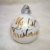 Weiße Weihnachtskugel aus Glas mit Namen in Roségold | Christbaumkugel | Weihnachtskugel Personalisiert | Weihnachtsgeschenk | Baumschmuck | 1. Weihnachten Baby | Sternenkinder - 3