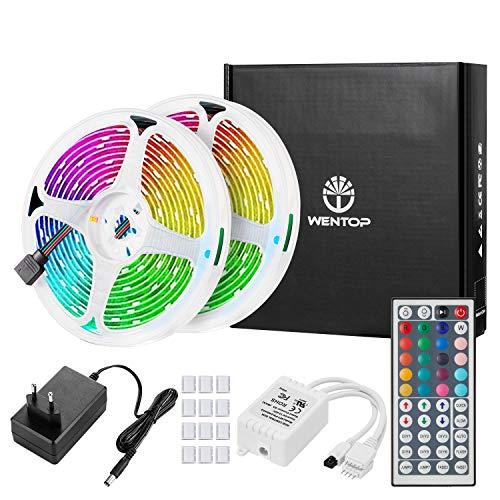 RGB LED Streifen Partylicht Leiste Lichterkette 5050 SMD Leuchte Stripe 1m-30m RGB LED Streifen Partylicht Leiste Lichterkette 5050 SMD Leuchte Stripe 1m-30m