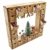 Wichtelstube-Kollektion Adventskalender Weihnachtsbaum Holz zum befüllen, wiederverwendbar, LED Beleuchtung ca. 35cm - 3