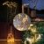Zorara LED Lichterbündel, 2M 200 LED Lichtervorhang, 8 modi lichterbündel außen mit Fernbedienung, Weihnachtsbaum Lichterkette Partydekoration für Garten, Party, Weihnachten, Hochzeit - 3