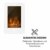Klarstein Lausanne Elektro-Wandkamin (1000 oder 2000 W Leistung, elektrischer Heizlüfter, Flammenillusion, Flammen-Effekt, Dimmerfunktion, platzsparende Wandinstallation) Vertical, weiß - 2