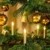 12-er Set Weihnachtsbaumkerzen ✔ kabellos ✔ Timer ✔ Dimmfunktion ✔ Flacker-Modus ✔ GS geprüft ✔ inkl. Batterien ✔ Weihnachtsbeleuchtung für Innen & geschützten Außenbereich (Gold) - 3