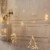138 LED Lichtervorhang, LED Lichterkette mit Sterne & Weihnachtsmuster, Weihnachtsbeleuchtung Innen/Außen, EU Stecker, Wasserdicht Dekoration für Weihnachtsdeko Christmas (Warmweiß) - 2