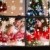 Ahsado 278 PCS Weihnachten Schneeflocke Fensterdeko Fensterbilder, Ahsado Xmas Decals Dekorationen mit Santa Claus Rentier Decals für Glas（8 Blatt） - 4