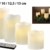 Britesta Tannenkränze LED-Kerzen: Adventskranz mit weißen LED-Kerzen, silbern geschmückt (Elektrische Kerzen Adventskranz) - 4