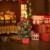 Casaria Weihnachtsbaum 36 cm künstlicher Tannenbaum Mini LED Lichterkette Christbaum Baum Tanne Weihnachten Ständer - 2