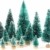CODIRATO 48 Stück Kleiner Weihnachtsbaum Tischdeko Tannenbaum Spritzguss Künstlicher Mini Christbaum mit Schnee Effekt Miniatur Grün Schneetannen 3,5/4,5/6,5/8,5/12,5/16cm  für Weihnachten Deko - 3