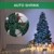 Collen Tannenbaum Künstlich Weihnachtsbaum grün Christbaum Tanne Weihnachtsdeko, mit Metall Christbaum Ständer und 150 LEDs Lichterketten für 8 Beleuchtungsmodi (1.5m) - 3