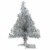 FEIGO Weihnachtsbaum Tannenbaum mit LED, Silber Mini LED Weihnachtsbaum für Weihnachten, Advent, als Stimmungslicht, Christbaum (50 cm) - 1