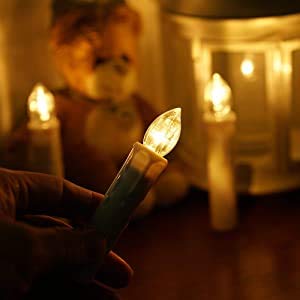 Flammenlose Kerzen, 30 LED-Kerzen Batteriebetrieben mit Fernbedienung und Timer für Hochzeit, Geburtstags, Weihnachten, Ostern, Halloween - 2