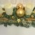 Generisch Adventskranz Creme-Gold 60 cm künstlich Weihnachten Advent Gesteck Adventsgesteck Kerzen - 3