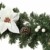 HEITMANN DECO Tannengirlande für innen - Weihnachtsgirlande Dekogirlande Girlande Weihnachten - natürliche Dekoration - Grün, Weiß, Silber - 2