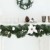 HEITMANN DECO Tannengirlande für innen - Weihnachtsgirlande Dekogirlande Girlande Weihnachten - natürliche Dekoration - Grün, Weiß, Silber - 4