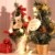 Holz Weihnachtsdeko Anhänger 60tlg schneeflocke Holzanhänger Weihnachten Holzverzierung mit 60 mt schnur seil,Christbaumschmuck Anhänger für urlaub party wohnkultur hochzeit diy handwerk Deer - 4