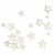 Holzsterne zum Basteln und Dekorieren | 5 verschiedene Größen | Sterne aus Holz | 1 cm bis 3 cm | naturfarben | 250 Stück | Ideal als Weihnachts-Deko, Tischdeko, Streudeko - 2