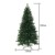 huigou HG® 220cm Grün Künstlicher Weihnachtsbaum künstliche Weihnachtsbäume Metallständer Kunststoff Nadeln PVC Hart und Weichnadel Premium Spritzguss Qualität für Outdoor Innen - 4