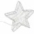 Idena 30470 - LED Dekoleuchte Stern aus Metall, mit 120 LED in warm weiß, batteriebetrieben, 6 Stunden Timer Funktion, Innen und Außenbereich, ca. 38 x 36 x 6 cm, für Weihnachten, als Stimmungslicht - 1