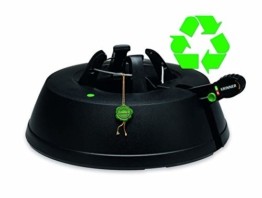 Krinner Recycling Christbaumständer Green Line M, 100% recyceltes Plastik, Schwarz, 36 cm - 1