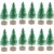 Künstlicher Weihnachtsbaum Mini Grün Tannenbaum Miniatur Klein Tisch Christmasbaum Mini Weihnachts Baum Dekoration Geschenk Tischdeko, DIY, Schaufenster (Grün Künstlicher Weihnachtsbaum, 6.5cm-12pcs) - 1