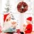 Laelr Weihnachtskranz, 15.7 Zoll Crestwood Fichtenkranz mit Tannenzapfen, Rote Beeren Weihnachtsdekorationen Weihnachts Tannenzapfenkränze für die Haustür, Wand Home Bar Hotel Xmas Party Supplies - 2