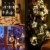 Lareina.C 4er Set Fensterdeko Hängend Fensterlicht mit Saugnapf LED Warm Weiß Batteriebetrieb Weihnachtsbeleuchtung Weihnachtsmann Weihnachtsbaum Stern Schneeflocke für Weihnachtsdeko (Xmas Set B) - 3