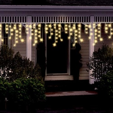 Lichterkette Außen 320 LED 11m/36ft Eisregen Lichterkette Aussen