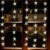 Lichtervorhang 1m 40 Sterne LED warmweiß beleuchtet Lichterkette für Fenster Weihnachten - 4