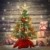 PRETYZOOM Weihnachts-Minisimulations-Weihnachtsbaum mit Hängendem Lichterkettenlicht für Partyschmuck - 4
