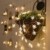 Remifa Led Lichterkette Schneeflocken Warmweiß 10M mit Fernbedienung und Timer Wasserdicht Lichterketten 8 Modi USB für Innen und Außen Zimmer Garten Weihnachten Dekoration Partylichterkette - 4
