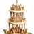Richard Glässer Weihnachtspyramide Tischpyramide Erzgebirge Seiffen 2-stöckig Christi Geburt Natur, 16721, Höhe 40 cm - 1