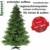 RS Trade HXT 19001 künstlicher Weihnachtsbaum 210 cm (Ø ca. 146 cm) mit 1910 Spitzen und Schnellaufbau Klapp-Schirmsystem, schwer entflammbar, unechter Tannenbaum inkl. Metall Christbaum Ständer - 3