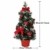 Sawpy Künstlicher Weihnachtsbaum 40CM Tannenbaum, Mini Plastik Weihnachtsbaum Christbaum Künstlich, Künstliche Weihnachtsbäume LED Baum mit Beleuchtung für Weihnachtsdeko Tischdeko Büro Miniatur Deko - 3