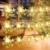 Schneeflocke Weihnachten Lichterketten,6M 40 LED Lichterkette Außen Weihnachtsbeleuchtung Batterie Betriebene für Schlafzimmer Innen Hochzeit Garten Zimmer Party Feier Deko(Warmweiß) - 4