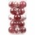 Sea Team 80mm/3.15" Feine dekorative Kleinigkeit mit Gemälde & funkelndem Weihnachtsbaumschmuck als Thema, Christbaumkugel-Set—20 Stück - 1