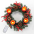 Spetebo Adventskranz mit 4 LED Kerzen und Fernbedienung – roter Weihnachtskranz mit Echtwachskerzen - 