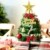 Sunshine smile Mini Weihnachtsbaum,30 cm Mini Weihnachts Baum mit LED Lichterketten,Mini Tannenbaum für Tisch,Weihnachtsbaum Miniatur,Künstlicher Weihnachtsbaum,Weihnachts Baum klein,Christbaum(A) - 3